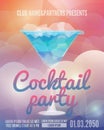 Cocktail party flyer