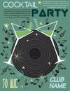 Cocktail party poster