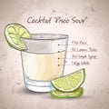 Cocktail Pisco sour