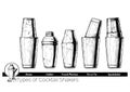 Cocktail shakers types