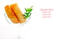 Cocktail springroll Royalty Free Stock Photo