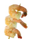 Cocktail of tiger prawns