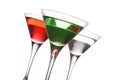 Cocktail Trio. Royalty Free Stock Photo