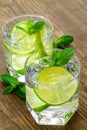 Cocktail - two cold mojitos