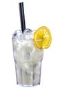 Cocktail Vodka Lemon Isolated Royalty Free Stock Photo