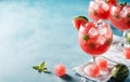 Refreshing Watermelon Cocktail Royalty Free Stock Photo