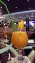 Cocktails in club of cruise ship
