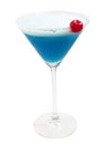 Cocktails Collection - Blue Lady Royalty Free Stock Photo