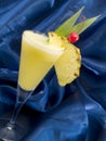 Cocktails Collection - Frozen Pineapple Daiquiri Royalty Free Stock Photo