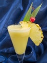 Cocktails Collection - Frozen Pineapple Daiquiri Royalty Free Stock Photo