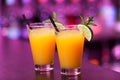 Cocktails collection - Harvey Wallbanger Royalty Free Stock Photo