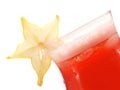 Cocktails Collection - Starfruit Cocktail Royalty Free Stock Photo