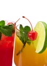 Cocktails Collection - Wild Cherry and Operation Recoverer Royalty Free Stock Photo