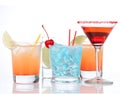 Cocktails red alcohol cosmopolitan cocktailini cocktails glass a Royalty Free Stock Photo