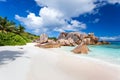 Coco beach in seychelles Royalty Free Stock Photo