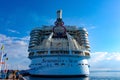 Coco Cay, Bahamas - April 29, 2022: Symphony of the seas is the biggest cruise ship