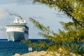 CoCo Cay, Bahamas - December 01 2015: Royal Caribbean Enchantment of the Seas cruise ship in the Bahamas.