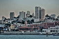 San Francisco Morning 2018 at Ghirardelli coco Factory Royalty Free Stock Photo