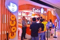 Coco Fresh Tea and Juice signage and order counter in Pasay, Philippines