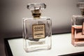 Coco Mademoiselle Chanel perfume on the shop display for sale