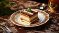 cocoa background tiramisu food