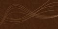 Cocoa beans background with smooth decorative wave lines. Chocolate wrapper. Chocolate background with cocoa beans and