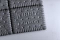 Leibniz-Keks, German brand, cocoa biscuits background