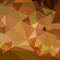 Cocoa Brown Abstract Low Polygon Background