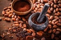 Cocoa concept Royalty Free Stock Photo