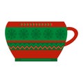 Cocoa Cup Norwegian National Holiday Pattern
