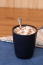 Cocoa with mini marshmallows Royalty Free Stock Photo