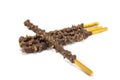 Cocolate Covered Poky Sticks Royalty Free Stock Photo