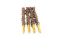 Cocolate Covered Poky Sticks Royalty Free Stock Photo