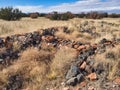 Unexcavated Ruins in Coconino National Forest near Flagstaff, Arizona Royalty Free Stock Photo
