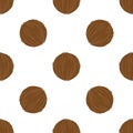 Coconut. Seamless Vector Patterns