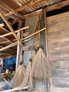 coconut broom original Thai handcrafted, mop cleaning products design.