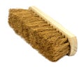 Coconut broom on white background Royalty Free Stock Photo