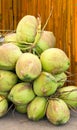 Coconut Bunch. Royalty Free Stock Photo