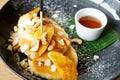 Coconut butter pancake