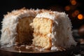 Coconut cake bakery. Generate Ai