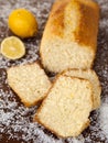 Coconut Cake with lemon syrup