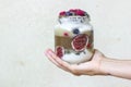 COCONUT + CHIA PUDDING PARFAIT