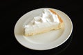 Coconut custard pie Royalty Free Stock Photo