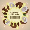 Coconut delight splash
