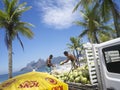 Coconut Delivery Truck Rio de Janeiro Brazil