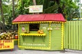 Coconut Fruit Street market in Ocho Rios, Jamaica