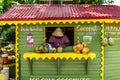 Coconut Fruit Street market in Ocho Rios, Jamaica