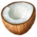 Coconut half