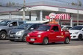 Coconut Icecream shop on Daihatsu Mira Mini Truck. Royalty Free Stock Photo