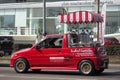 Coconut Icecream shop on Daihatsu Mira Mini Truck. Royalty Free Stock Photo